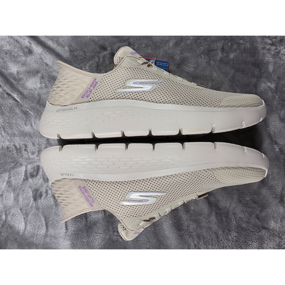 Skechers Women's Cream Sneakers - Picture 6 of 7